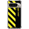 Black and Yellow Stripes Pixel 9/9 Pro Clear Case